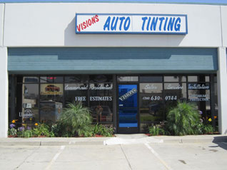 visions tint shop in Anaheim, Orange county